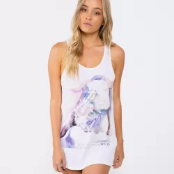 LOST IN WAR WHITE SINGLET