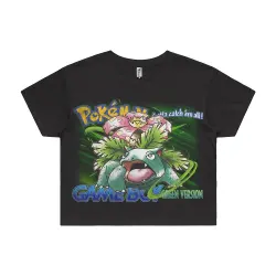 VINTAGE GREEN VERSION CROP TOP