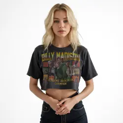 VINTAGE ACADEMIC DECATHLON CROP TOP