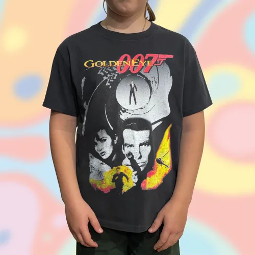 KIDS VINTAGE GOLDEN EYE 007 T-SHIRT