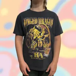 KIDS VINTAGE WINGED DRAGON T-SHIRT