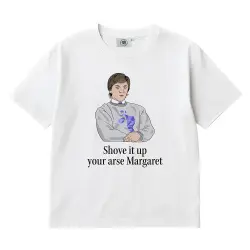 SHOVE IT MARGARET MR. G WHITE TEE