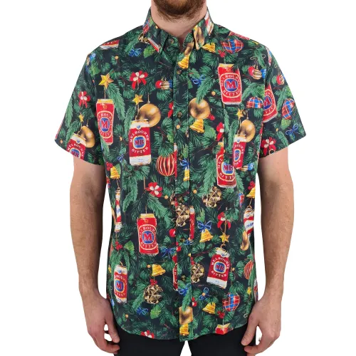 MELBOURNE XMAS TINNIES BUTTON UP SHIRT PRE ORDER