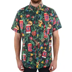 MELBOURNE XMAS TINNIES BUTTON UP SHIRT PRE ORDER