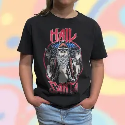 VINTAGE KIDS HAIL SANTA T-SHIRT