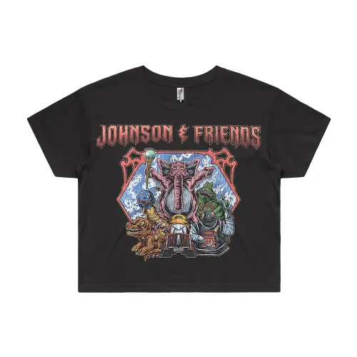 VINTAGE JOHNSON & FRIENDS CROP TOP