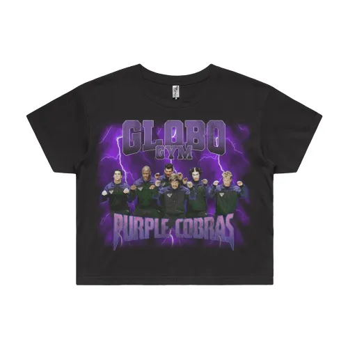 VINTAGE GLOBO GYM COBRAS CROP TOP