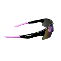 BLACK AND PURPLE SPEED DEALER SUNGLASSES