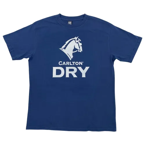 VINTAGE BLUE CARLTON DRY T-SHIRT