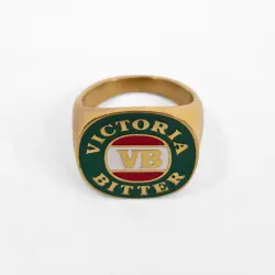 VB GOLD SIGNET RING