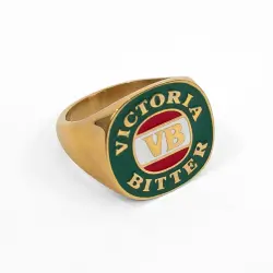VB GOLD SIGNET RING