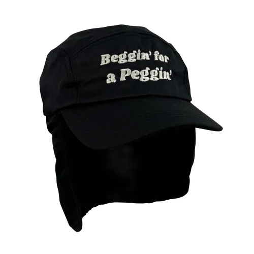 BEGGIN FOR A PEGGIN BLACK LEGIONNAIRES HAT