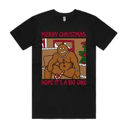BIG BARRYS CHRISTMAS BLACK TEE