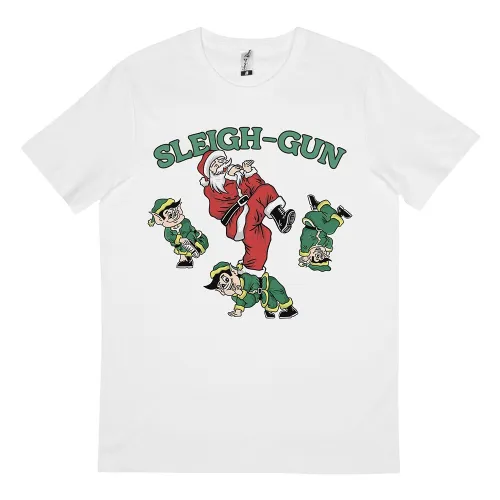 SLEIGH GUN WHITE TEE SLEIGH GUN WHITE TEE
