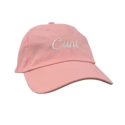 CURSIVE PINK DAD HAT