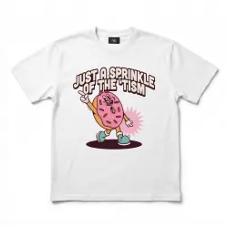 JUST A SPRINKLE WHITE TEE