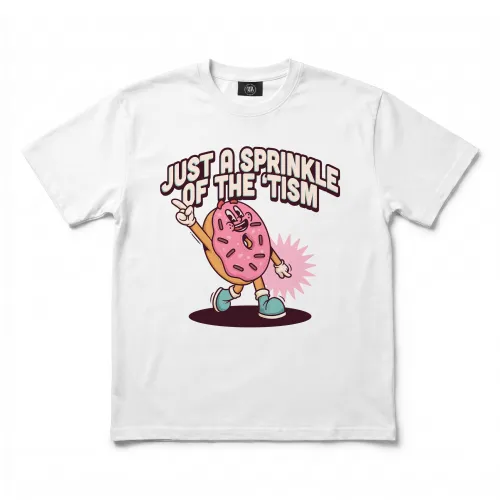 JUST A SPRINKLE WHITE TEE