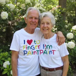 FINGER PAINT WHITE TEE COMBO