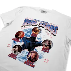 YARL STARS VINTAGE WHITE T-SHIRT