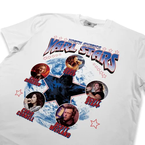 YARL STARS VINTAGE WHITE T-SHIRT