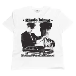 RHODE ISLAND LIMO SERVICE VINTAGE WHITE T-SHIRT