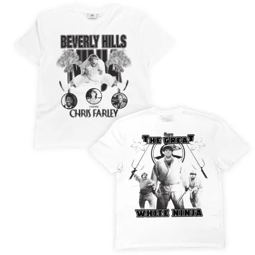 BEVERLY HILLS NINJA VINTAGE FRONT & BACK T-SHIRT