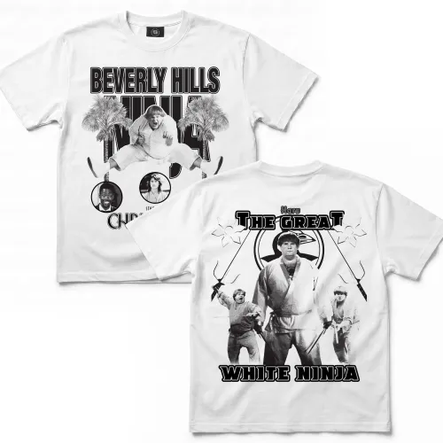 BEVERLY HILLS NINJA VINTAGE FRONT & BACK T-SHIRT