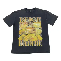 VINTAGE BEIGE FOOD BADDIE T-SHIRT