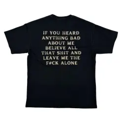 BELIEVE ALL THAT BACK PRINTED BLACK TEE