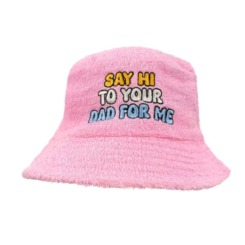 SAY HI TO YOUR DAD TERRY TOWEL BUCKET HAT