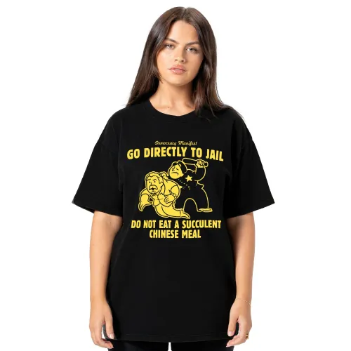 DEMOCRACY MANIFEST BLACK TEE