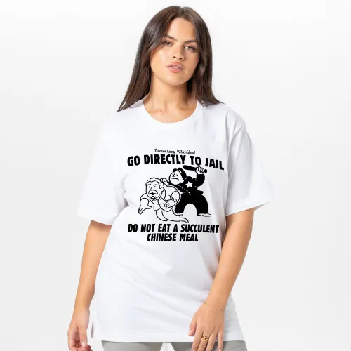 DEMOCRACY MANIFEST WHITE TEE