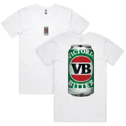 2020'S VB CAN FRONT & BACK WHITE TEE