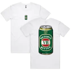 1990'S VB CAN FRONT & BACK WHITE TEE