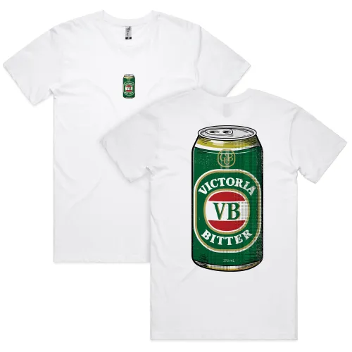 1990'S VB CAN FRONT & BACK WHITE TEE