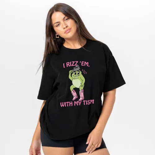 RIZZ EM BLACK TEE