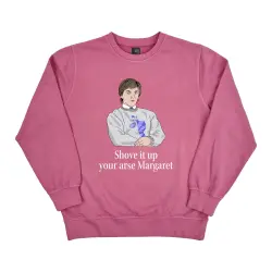 VINTAGE PINK SHOVE IT MARGARET MR. G CREW