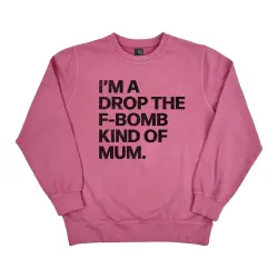 VINTAGE PINK F BOMB CREW