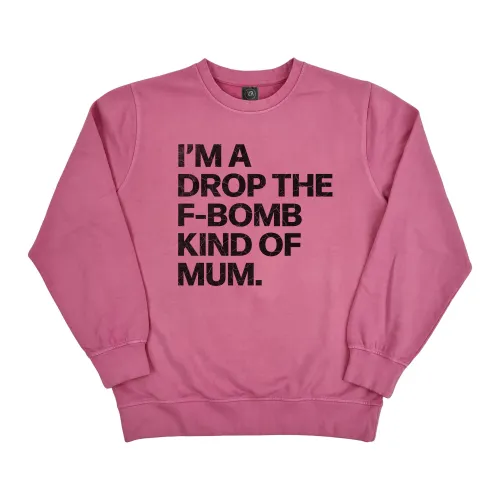 VINTAGE PINK F BOMB CREW