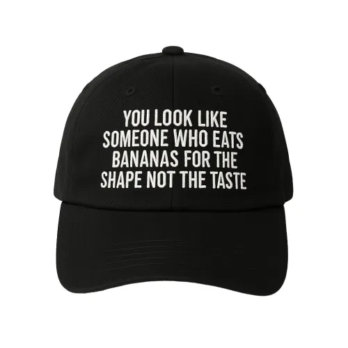 BANANAS FOR SHAPE BLACK DAD HAT