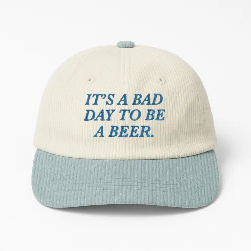 BAD DAY BEER BLUE/WHITE CORD HAT