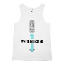 WHITE MONSTER WHITE SINGLET