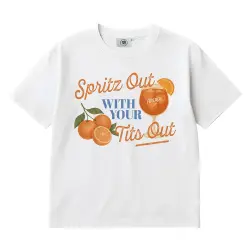 SPRITZ OUT WHITE TEE