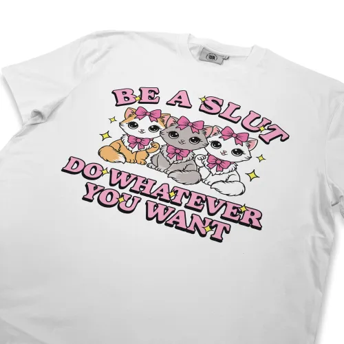 DO WHATEVER YOU WANT WHITE TEE