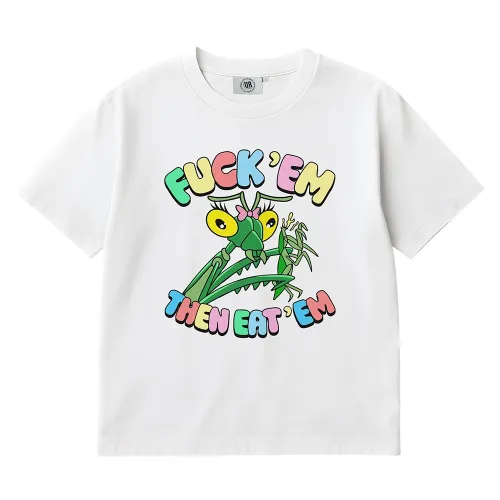 FUCK EM WHITE TEE
