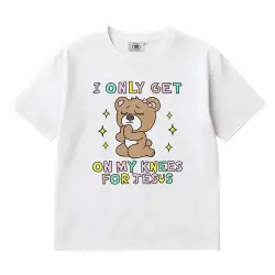 KNEES FOR JESUS WHITE TEE