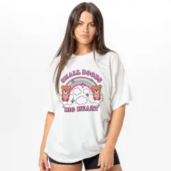 BIG HEART WHITE TEE