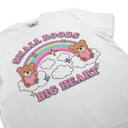 BIG HEART WHITE TEE