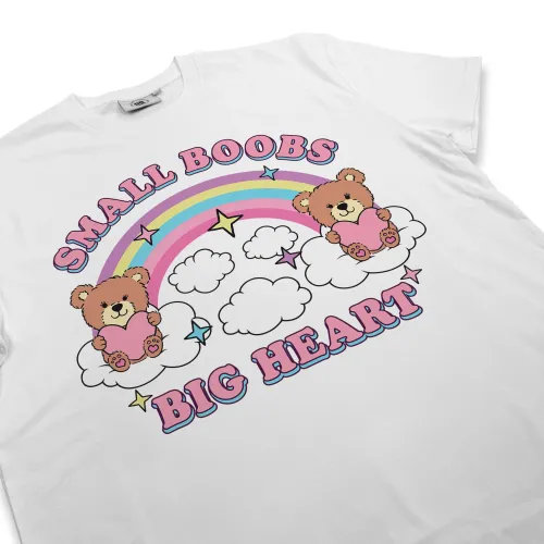 BIG HEART WHITE TEE