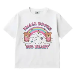 BIG HEART WHITE TEE